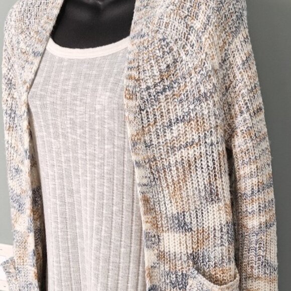 Sky and Sparrow Women's Long Sleeve Open Front Knitted Cardigan Sweater XS - Picture 2 of 5